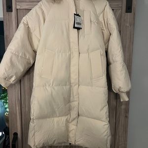 Off White Classic Hooded Long Puffer Jacket Go.G.G. Fashion Puffer